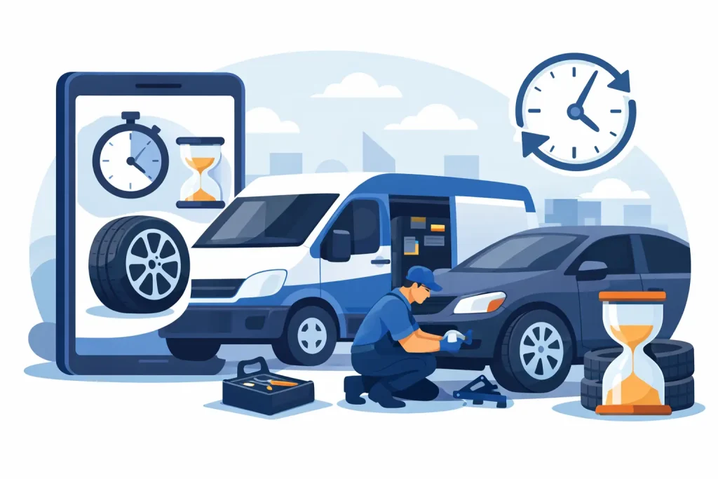How Long Does Mobile Tyre Fitting Take?