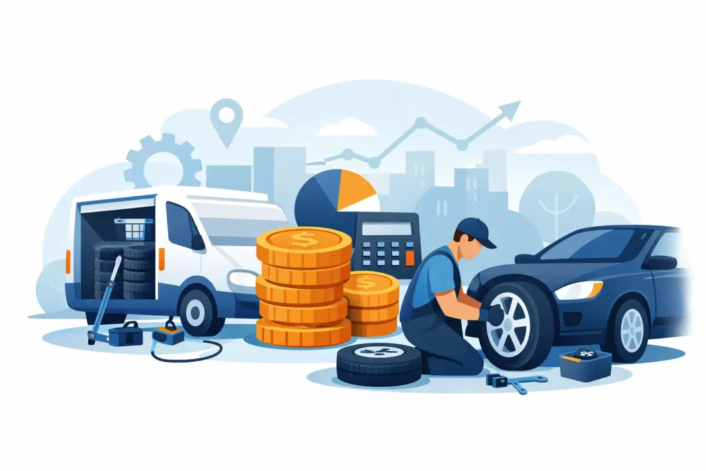 Average Cost of Mobile Tyre Fitting
